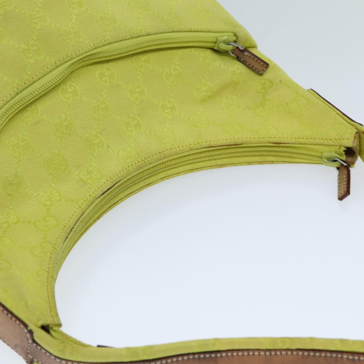 GUCCI GG Canvas Shoulder Bag Yellow 001 3386 1705 ep4612