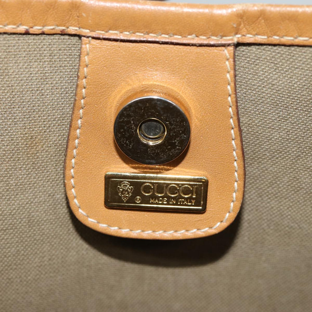 GUCCI Micro GG Supreme Web Sherry Line Tote Bag Beige 002 904 0131 ep4613