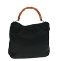 GUCCI Bamboo Shoulder Bag Nylon Black 001 1781 1577 5 ep4616