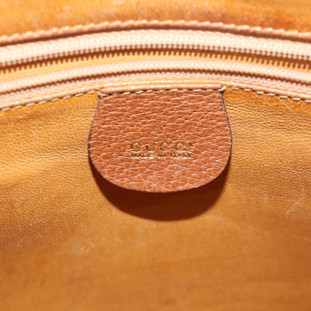 GUCCI Bamboo Hand Bag Leather Brown 002 115 0260 ep4620