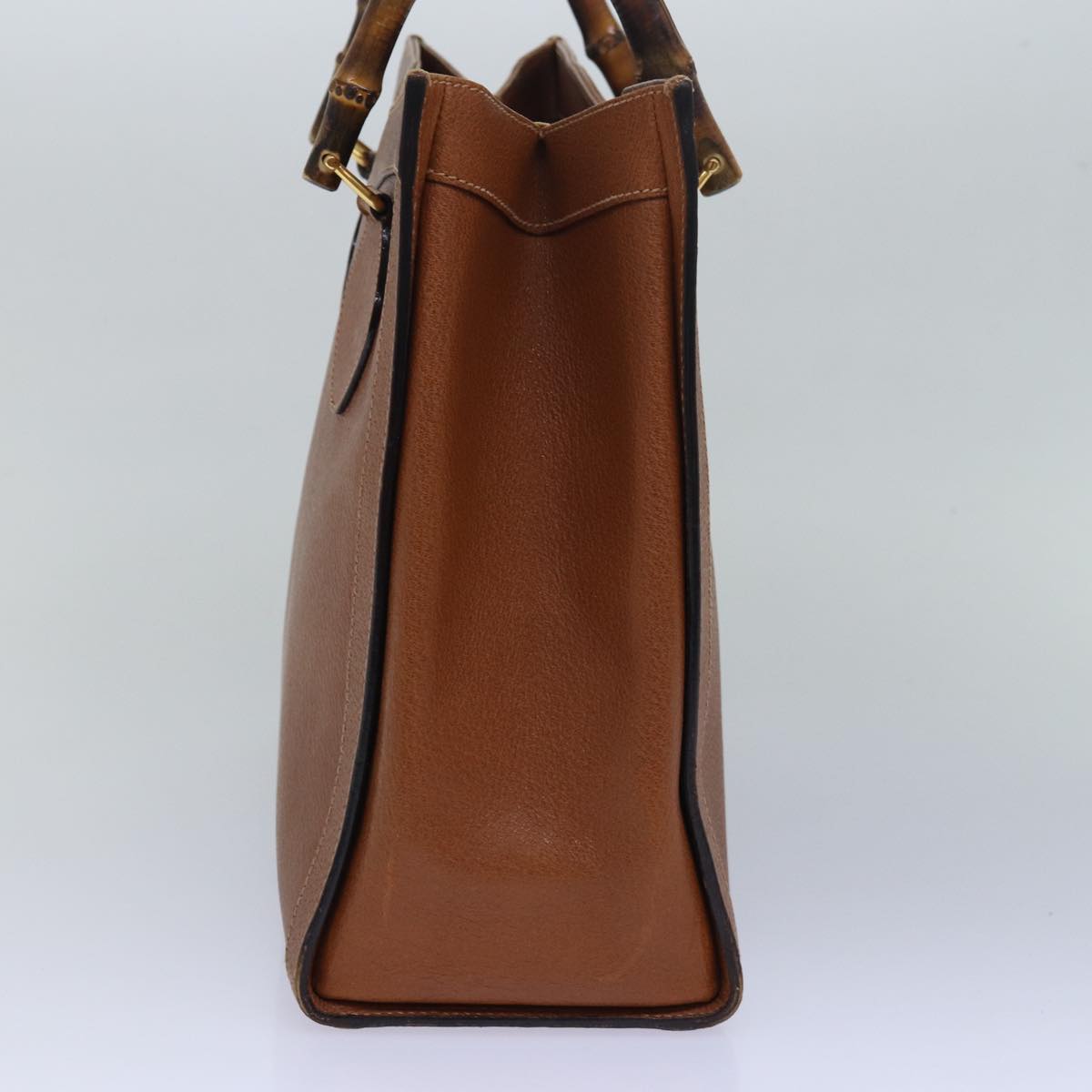 GUCCI Bamboo Hand Bag Leather Brown 002 115 0260 ep4620