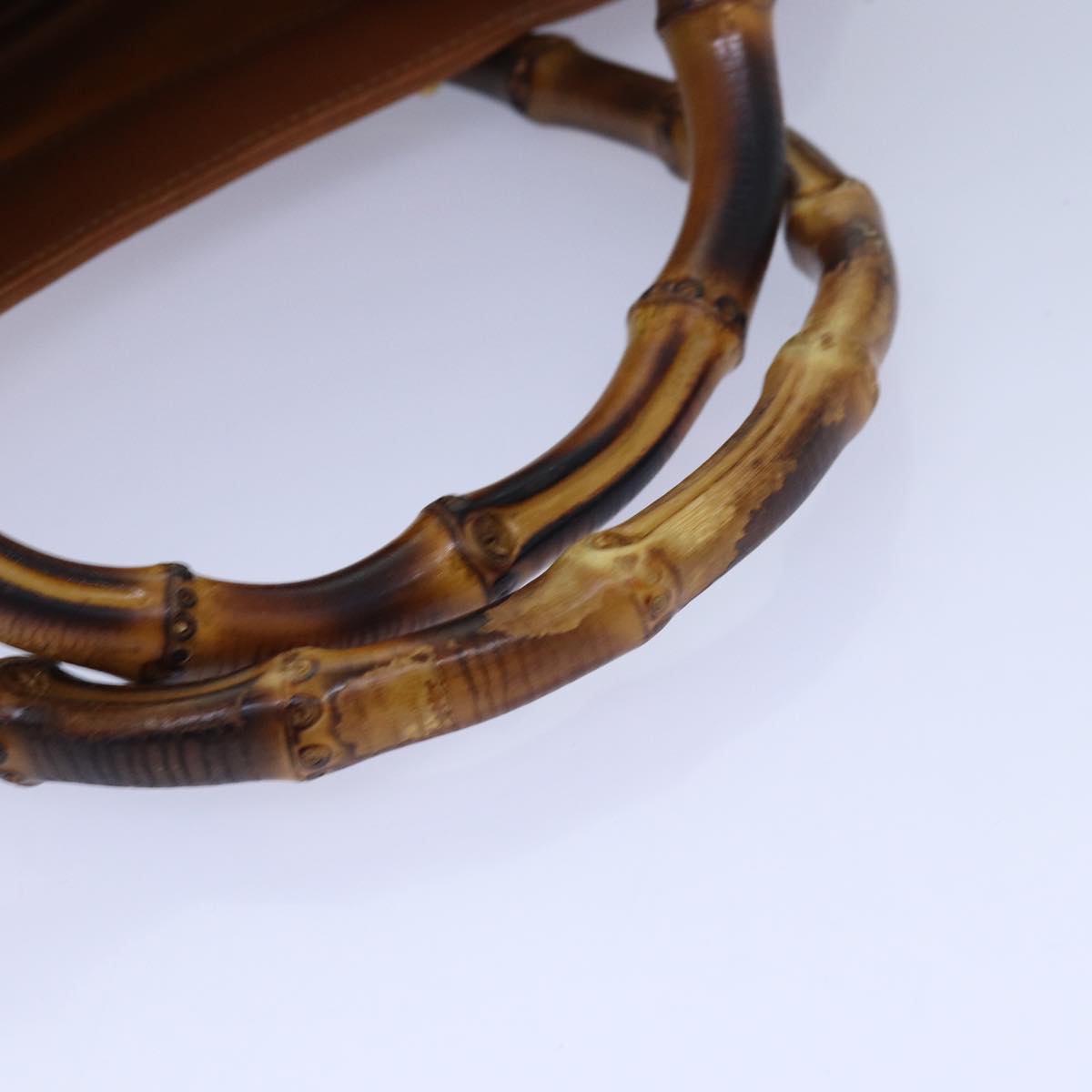 GUCCI Bamboo Hand Bag Leather Brown 002 115 0260 ep4620