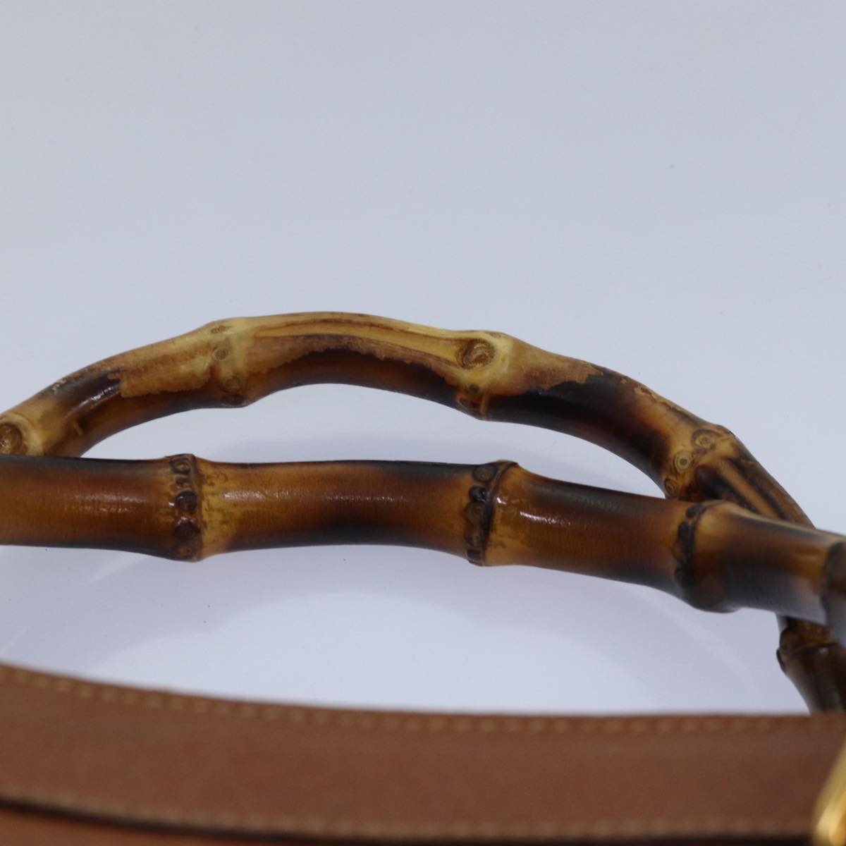 GUCCI Bamboo Hand Bag Leather Brown 002 115 0260 ep4620