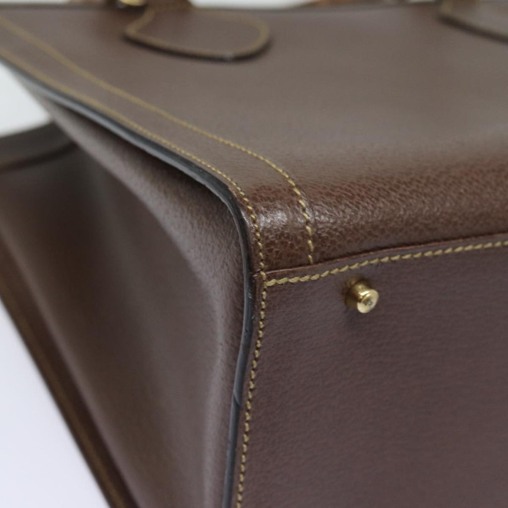 GUCCI Bamboo Hand Bag Leather Brown 002 2853 0260 0 ep4626