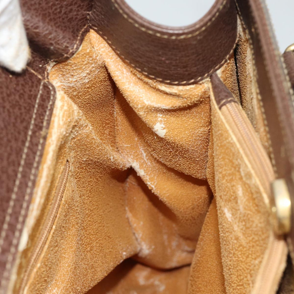 GUCCI Bamboo Hand Bag Leather Brown 002 2853 0260 0 ep4626