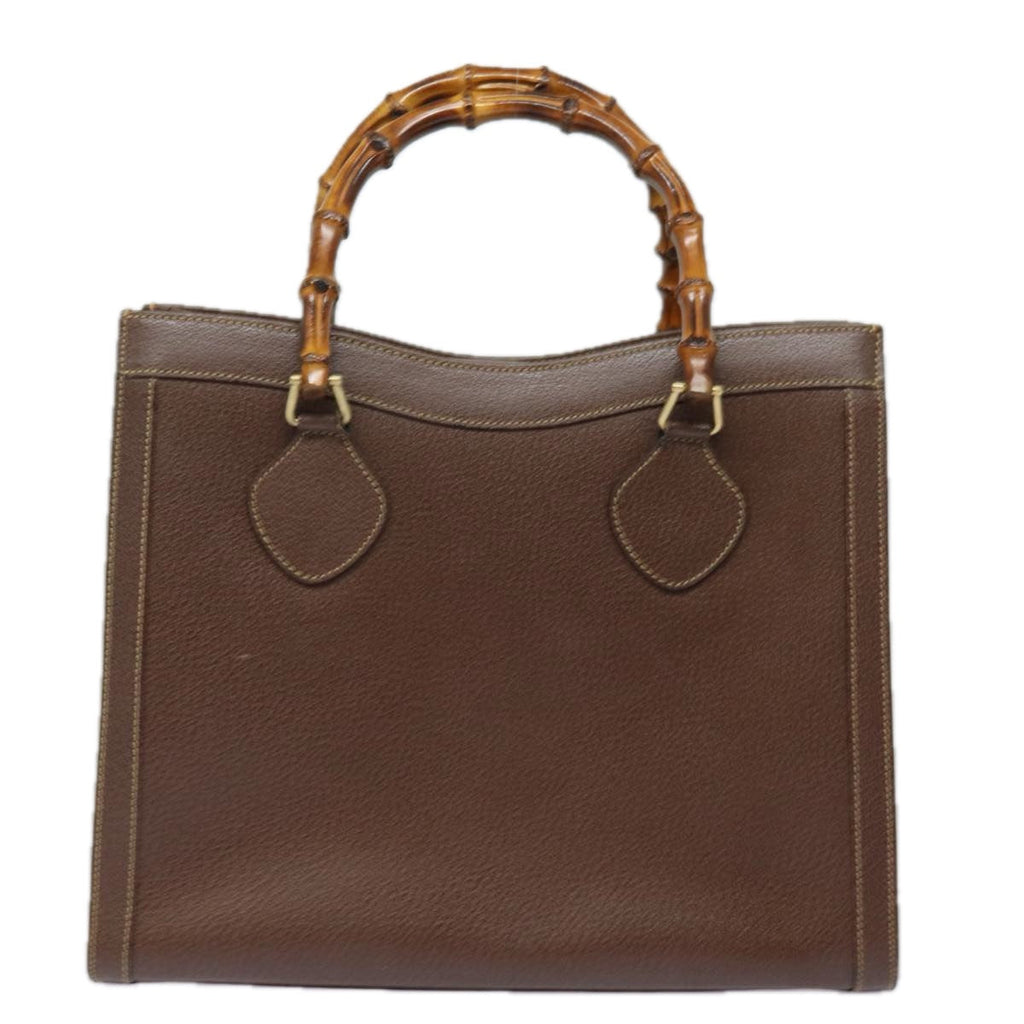 GUCCI Bamboo Hand Bag Leather Brown 002 2853 0260 0 ep4626