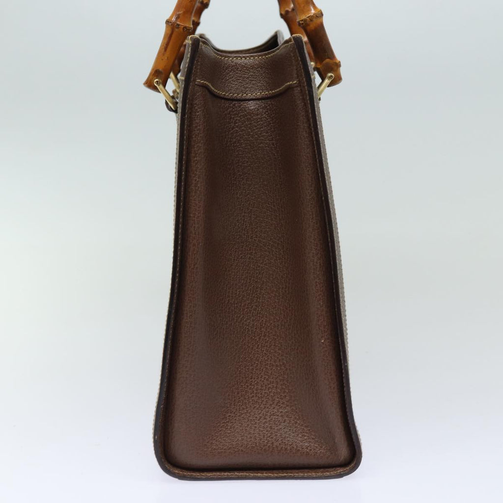GUCCI Bamboo Hand Bag Leather Brown 002 2853 0260 0 ep4626