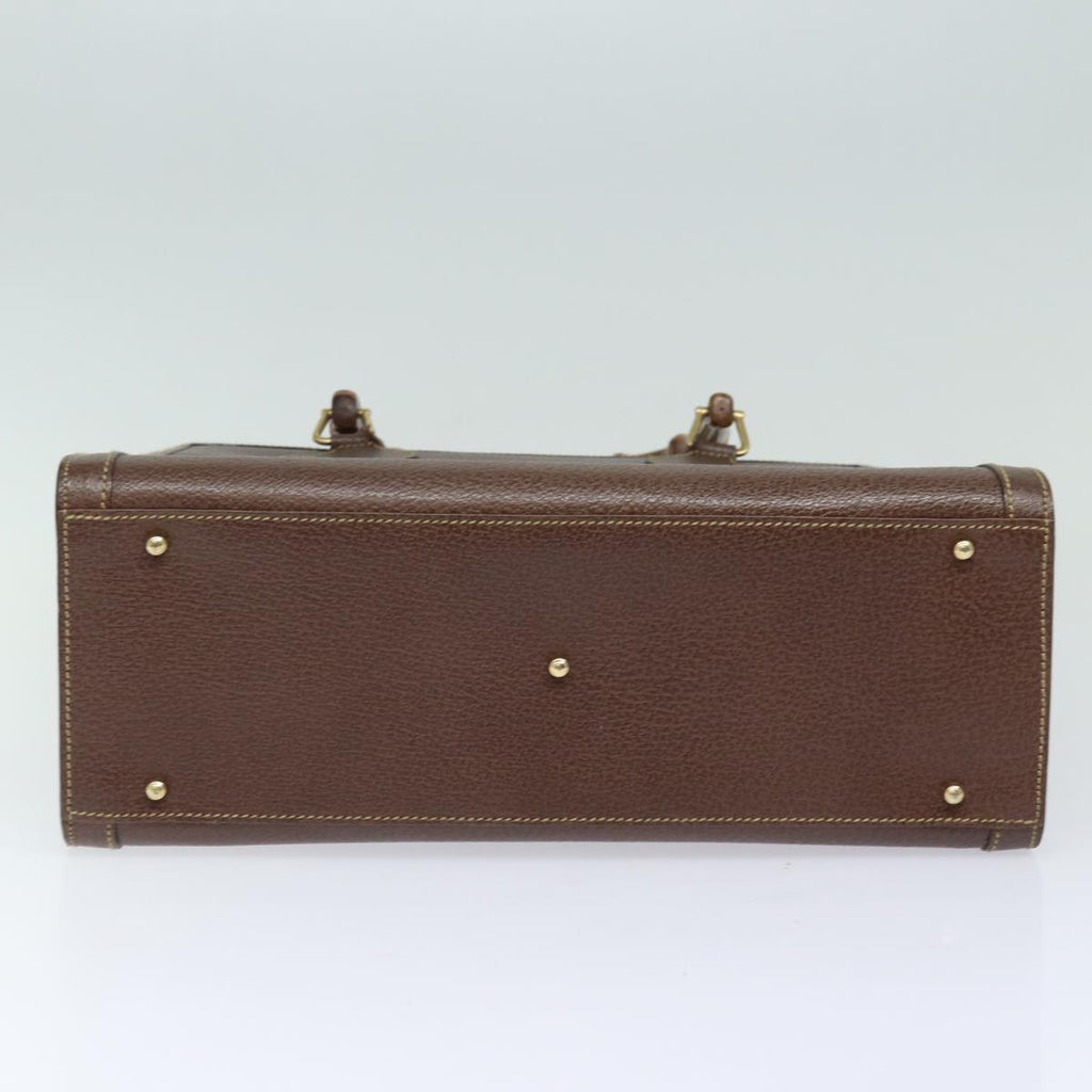 GUCCI Bamboo Hand Bag Leather Brown 002 2853 0260 0 ep4626