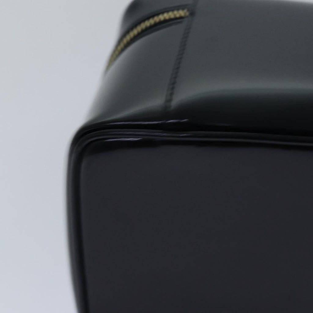 GUCCI Vanity Cosmetic Pouch Enamel Black 032 1956 0150 ep4640