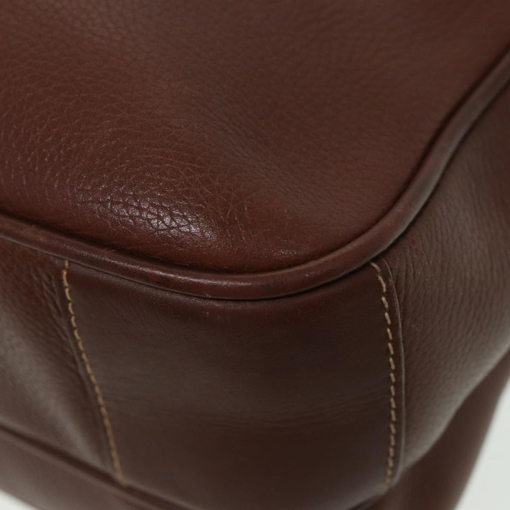 GUCCI Shoulder Bag Leather Brown 001 14 0925 ep4642