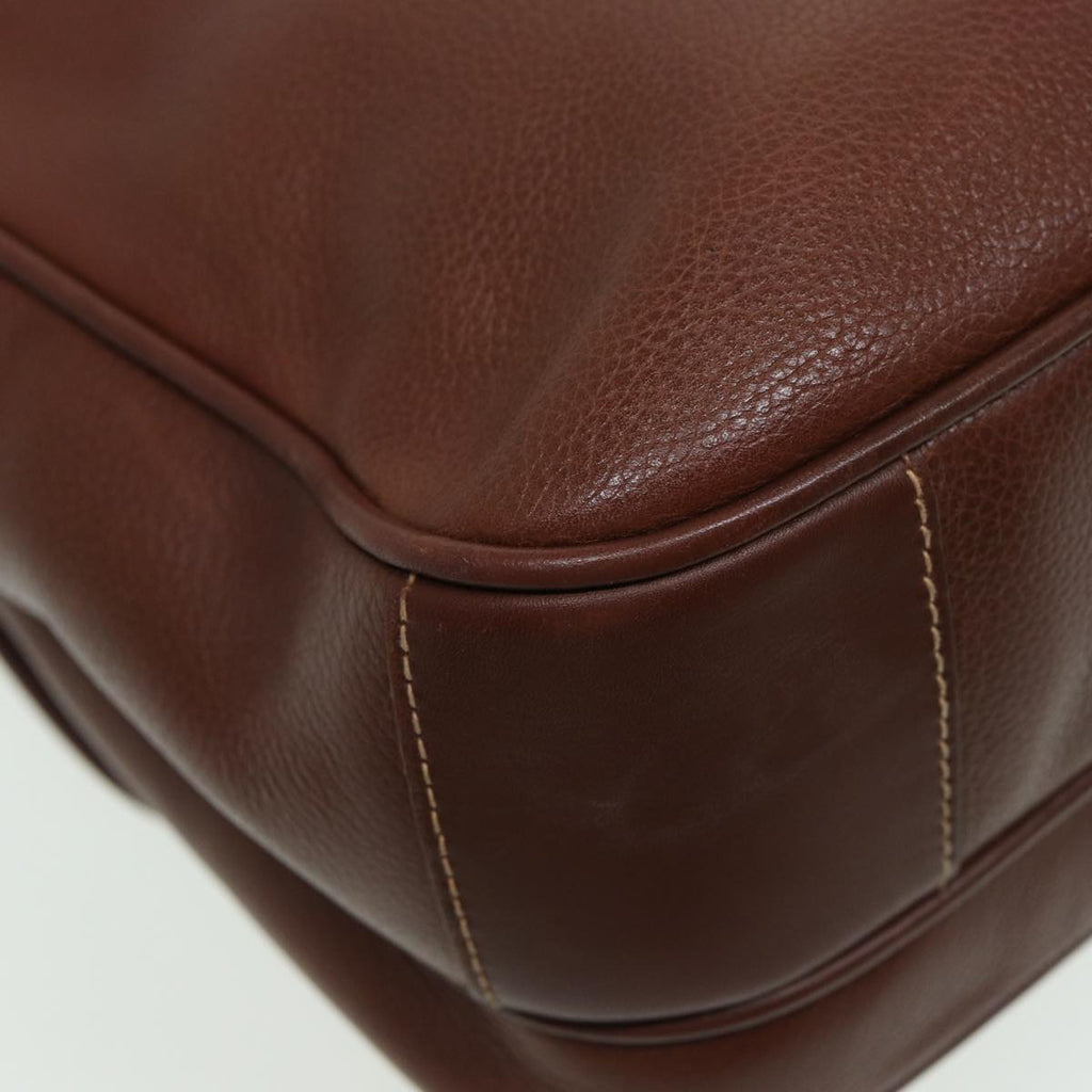 GUCCI Shoulder Bag Leather Brown 001 14 0925 ep4642