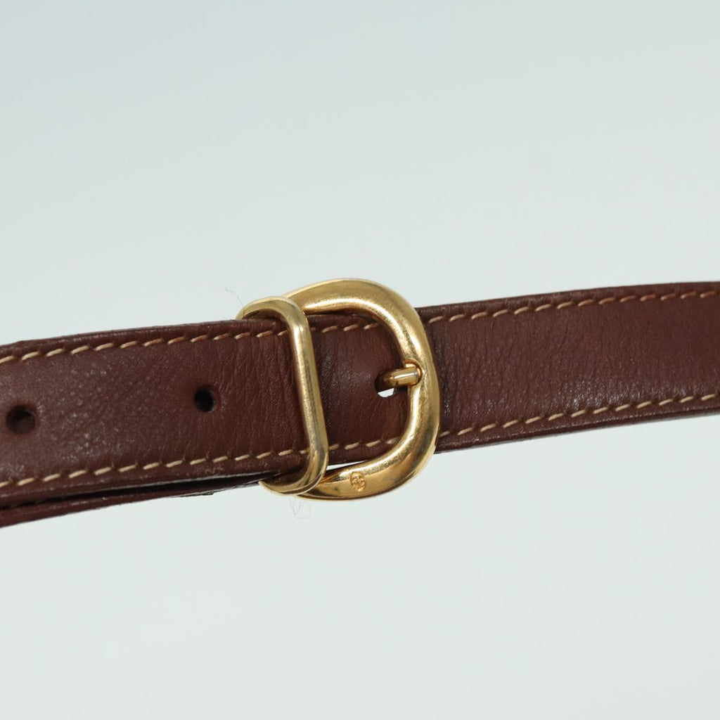 GUCCI Shoulder Bag Leather Brown 001 14 0925 ep4642