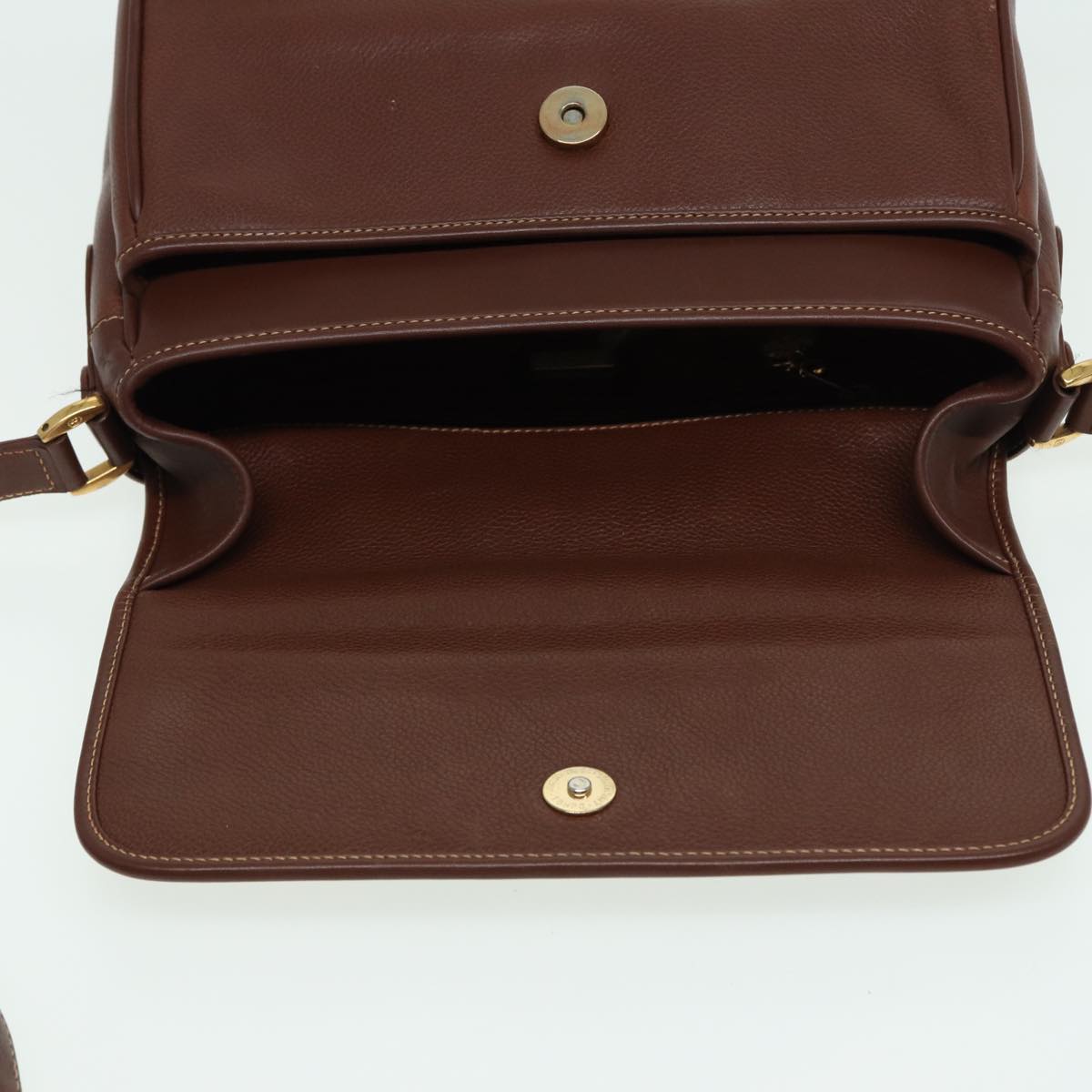 GUCCI Shoulder Bag Leather Brown 001 14 0925 ep4642
