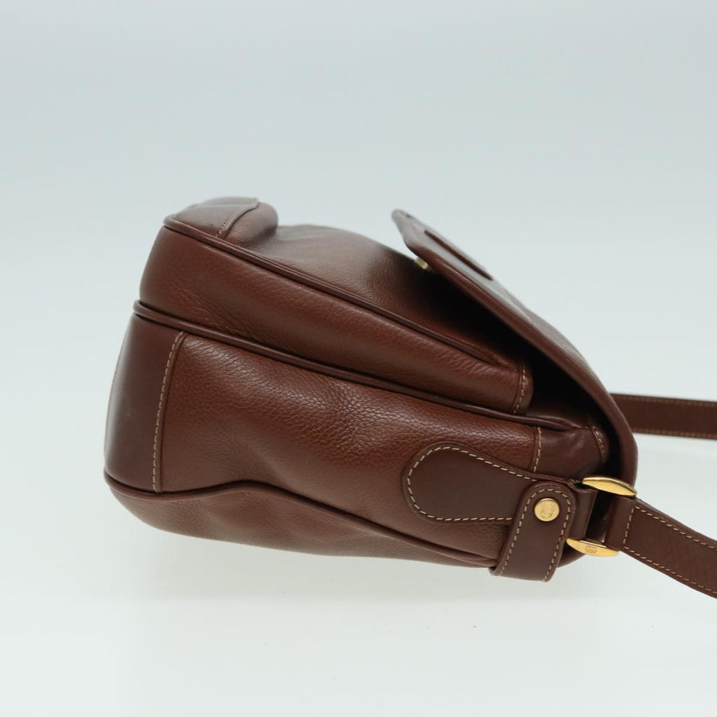 GUCCI Shoulder Bag Leather Brown 001 14 0925 ep4642