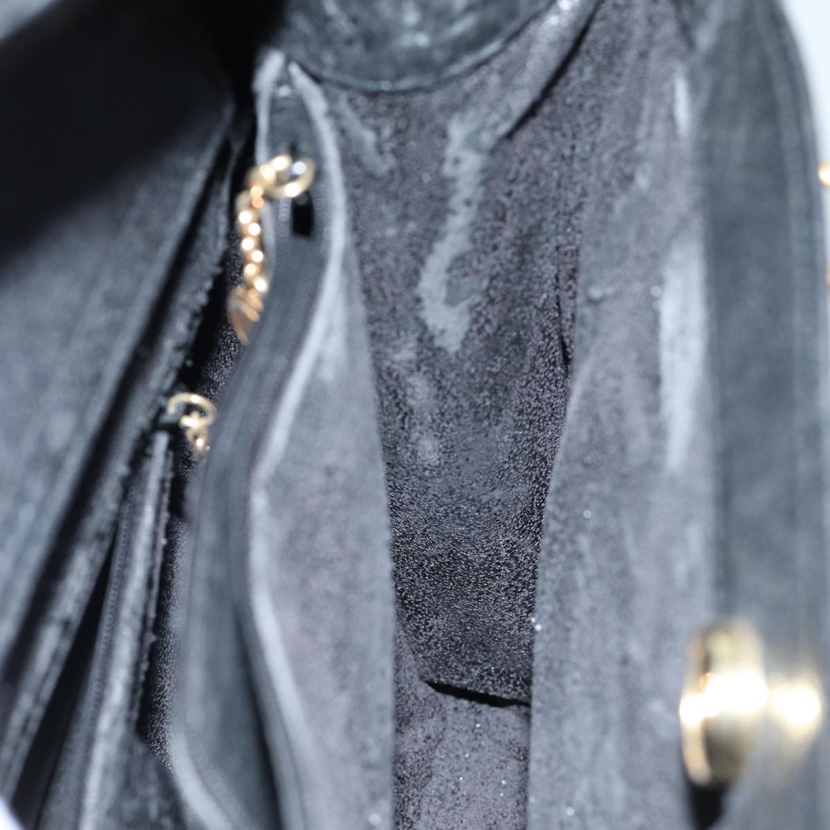 GUCCI Bamboo Hand Bag Leather Black 002 1186 0260 ep4643