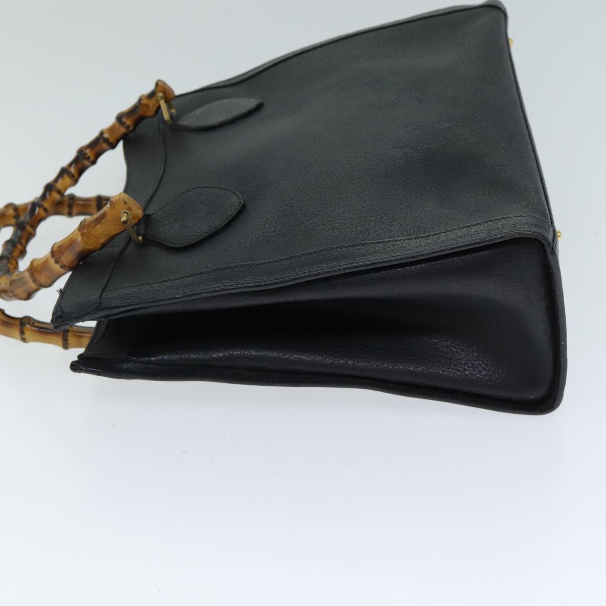 GUCCI Bamboo Hand Bag Leather Black 002 1186 0260 ep4643
