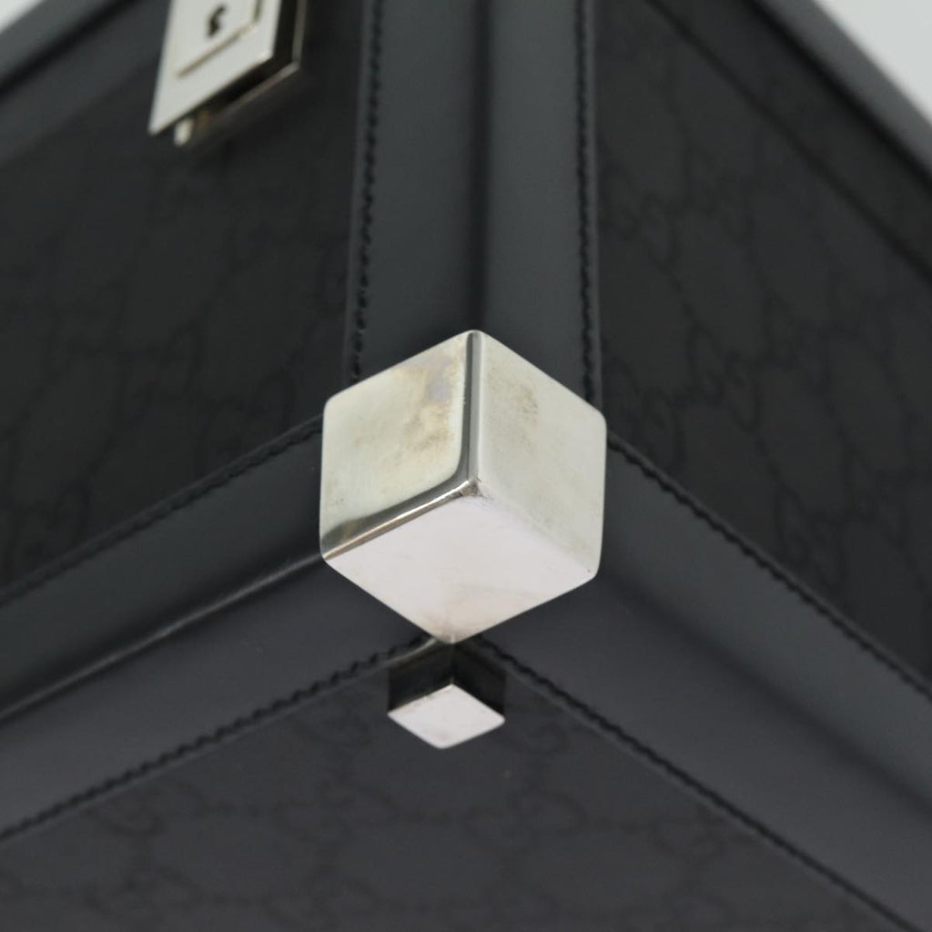 GUCCI GG Canvas Vanity Case Hand Bag Black ep4649