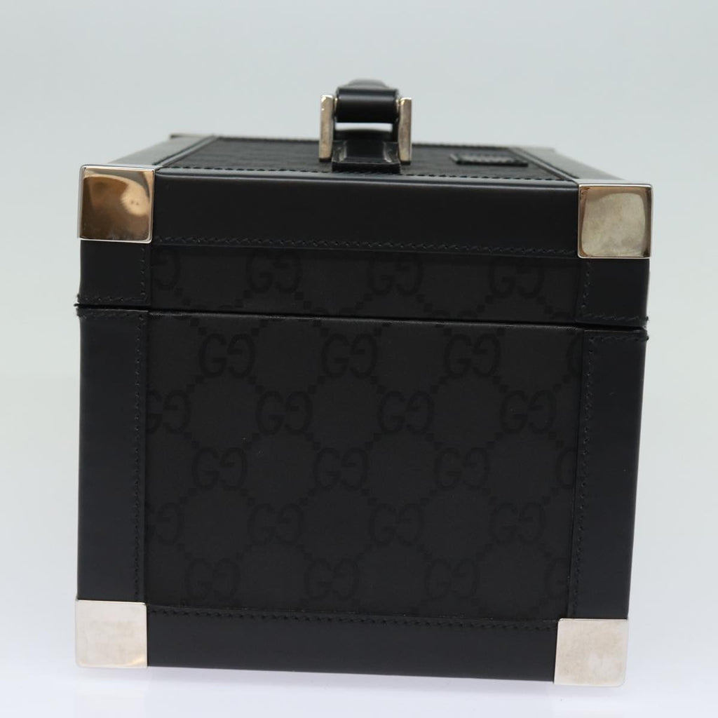 GUCCI GG Canvas Vanity Case Hand Bag Black ep4649