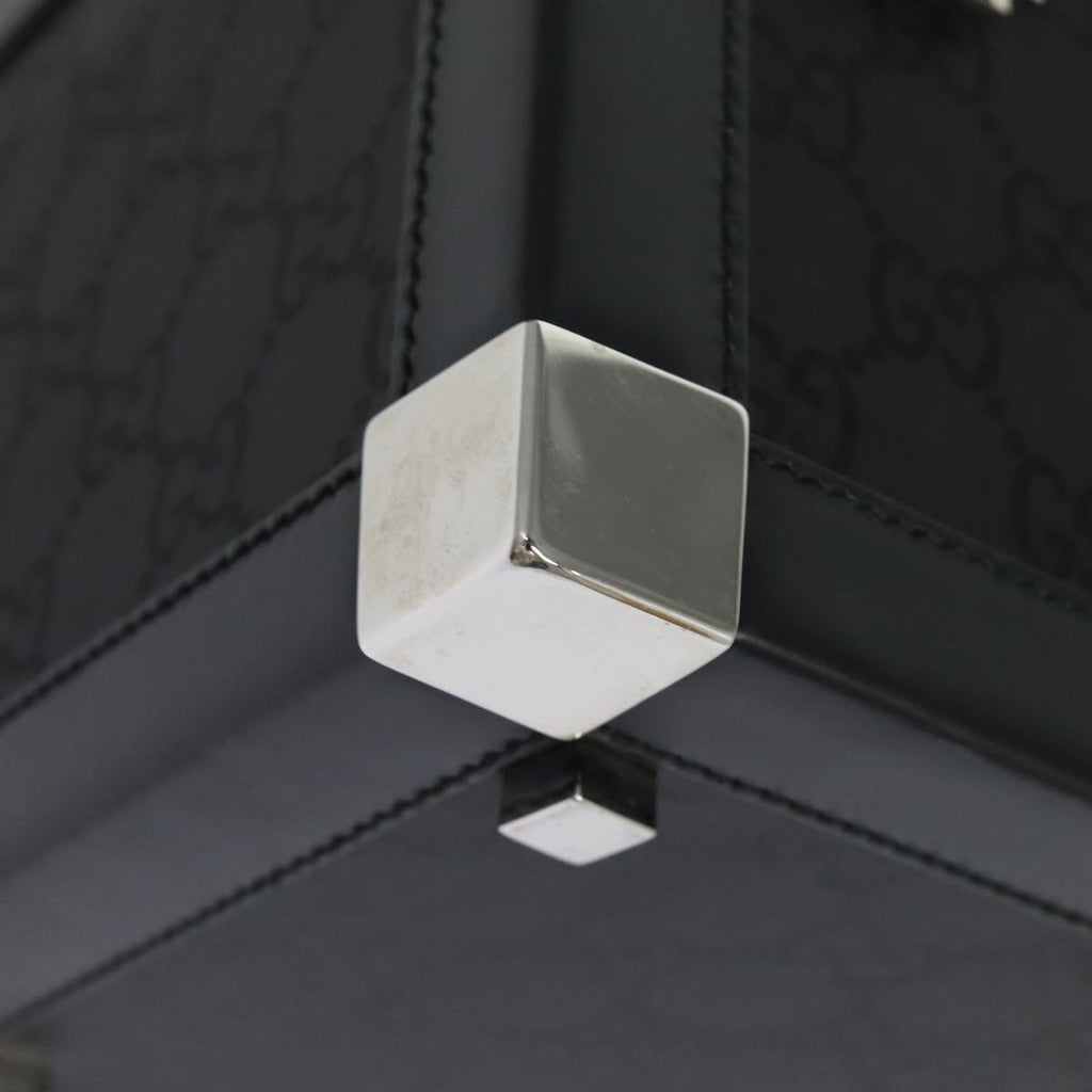 GUCCI GG Canvas Vanity Case Hand Bag Black ep4649