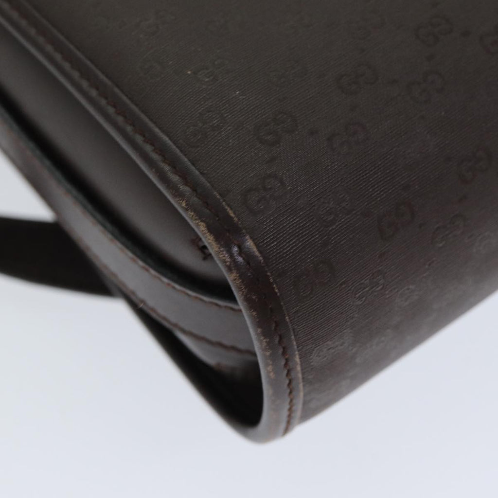 GUCCI Micro GG Supreme Shoulder Bag PVC Brown 001 14 0712 ep4661
