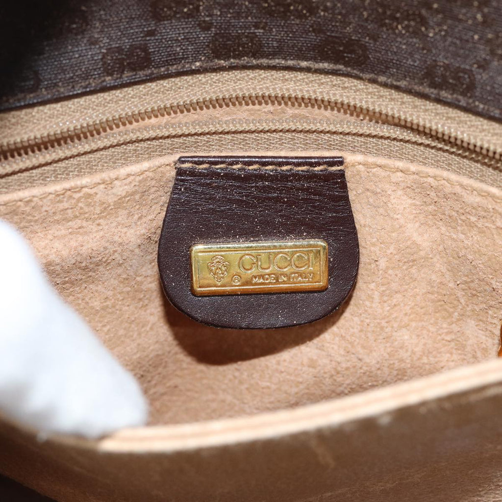 GUCCI Micro GG Supreme Shoulder Bag PVC Brown 001 14 0712 ep4661