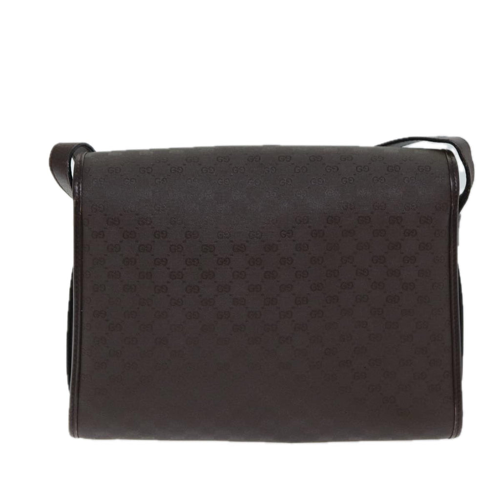 GUCCI Micro GG Supreme Shoulder Bag PVC Brown 001 14 0712 ep4661