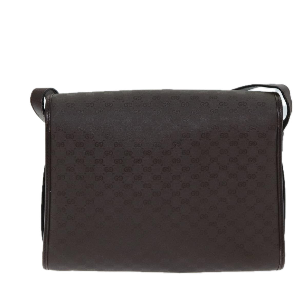 GUCCI Micro GG Supreme Shoulder Bag PVC Brown 001 14 0712 ep4661
