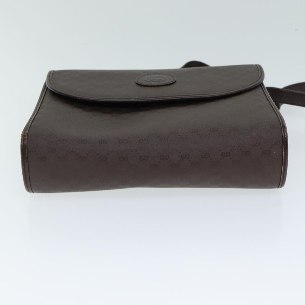 GUCCI Micro GG Supreme Shoulder Bag PVC Brown 001 14 0712 ep4661