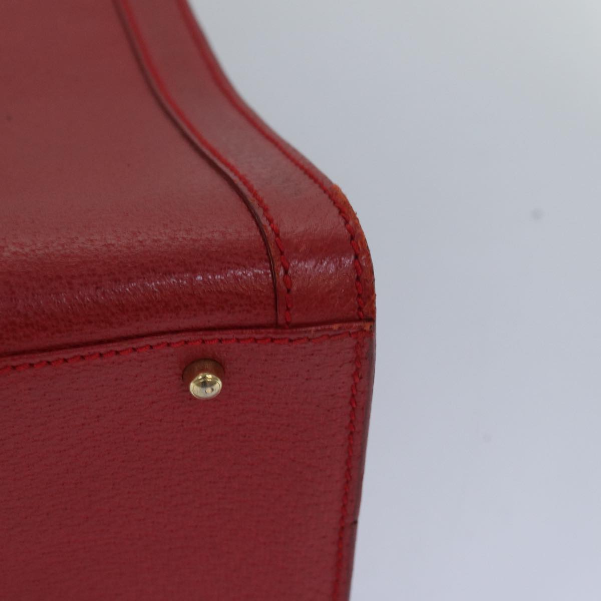 GUCCI Bamboo Hand Bag Leather Red 002 1186 0260 ep4665