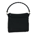 GUCCI Bamboo Hand Bag Nylon Black 000 0509 ep4666