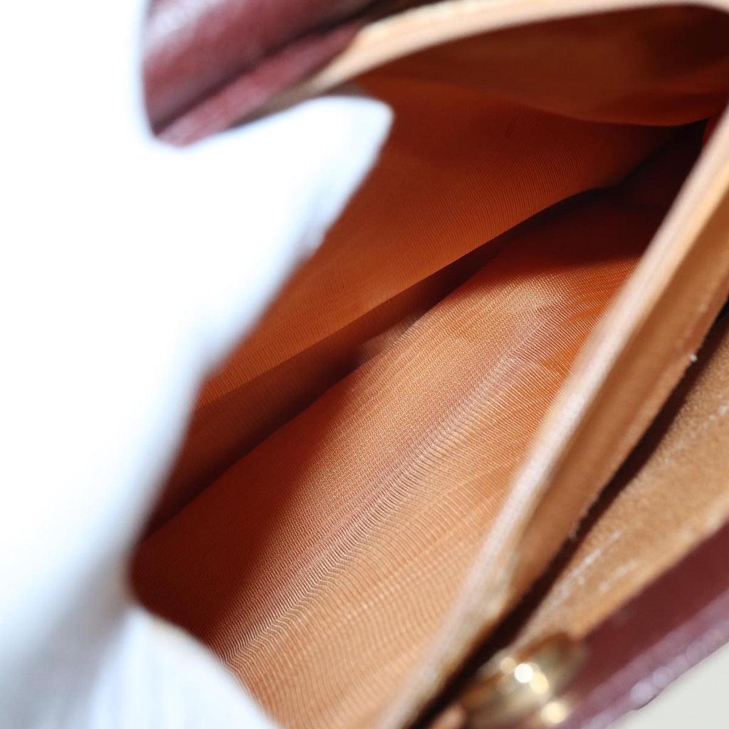 GUCCI Bamboo Hand Bag Leather Red 002 1186 0260 ep4674