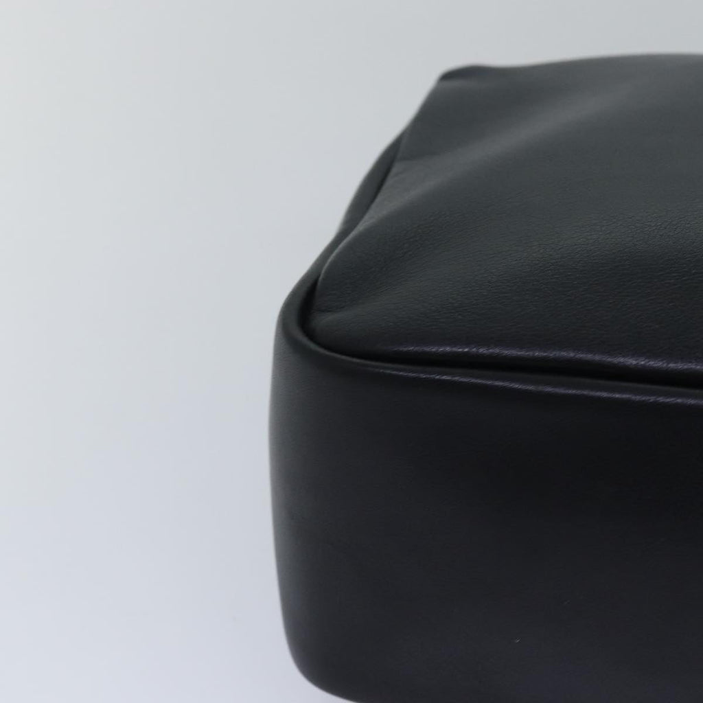 GUCCI Bamboo Hand Bag Leather Black 000 3444 0580 ep4677