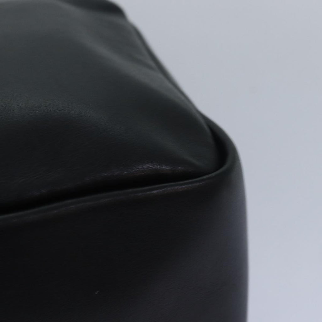 GUCCI Bamboo Hand Bag Leather Black 000 3444 0580 ep4677