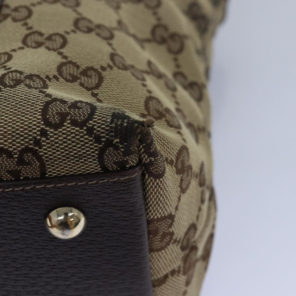 GUCCI GG Canvas Tote Bag Beige 141470 ep4679