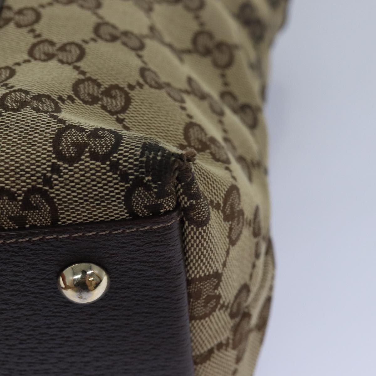 GUCCI GG Canvas Tote Bag Beige 141470 ep4679