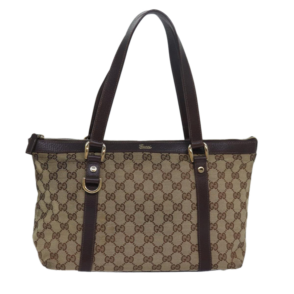 GUCCI GG Canvas Tote Bag Beige 141470 ep4679