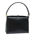 GUCCI Hand Bag Leather Black ep4686