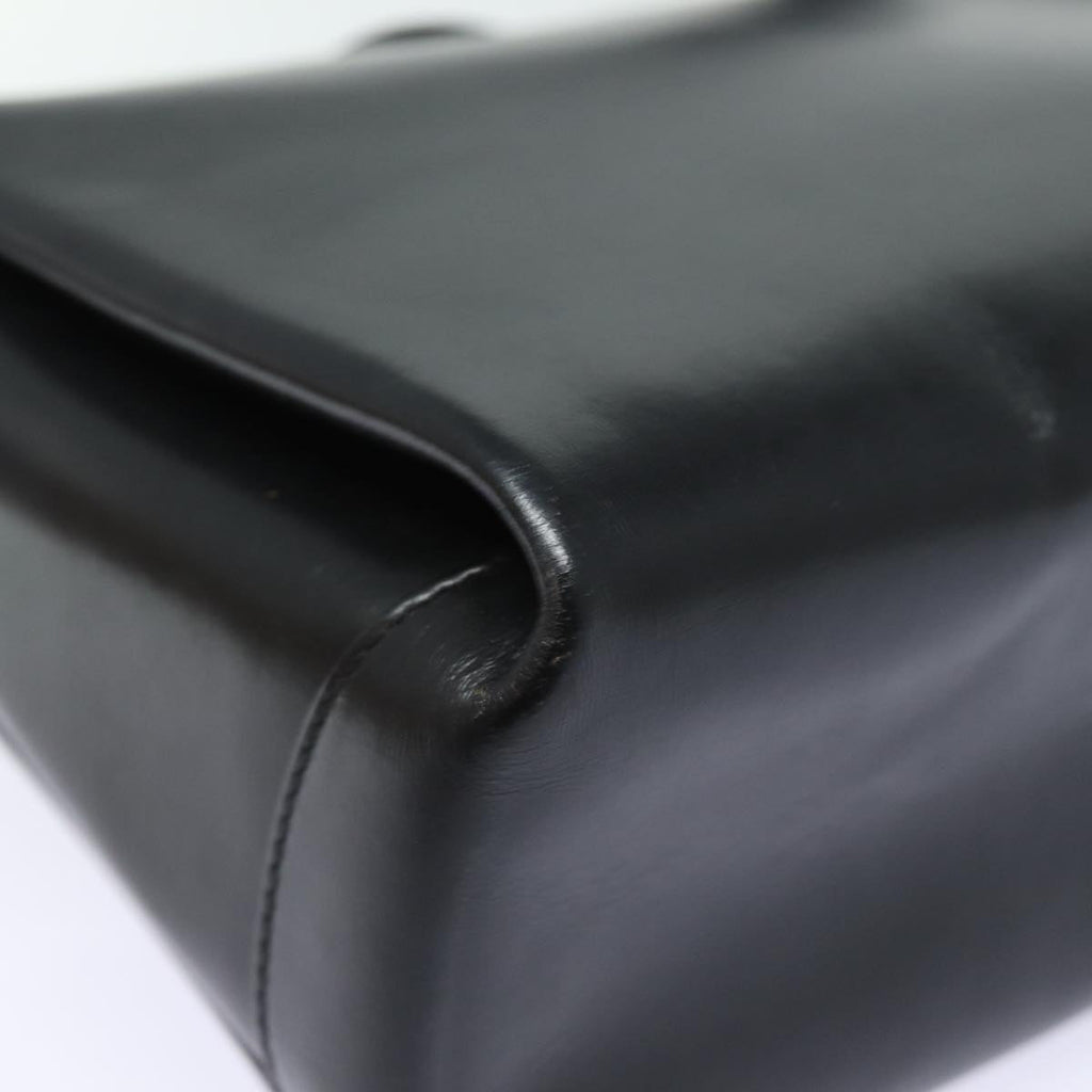 GUCCI Hand Bag Leather Black ep4686