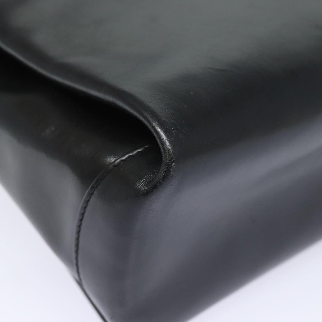 GUCCI Hand Bag Leather Black ep4686