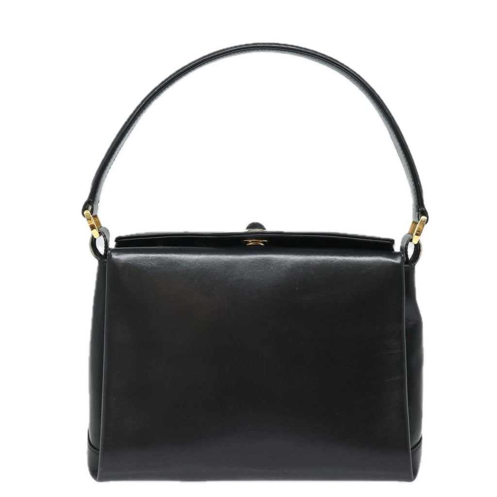 GUCCI Hand Bag Leather Black ep4686