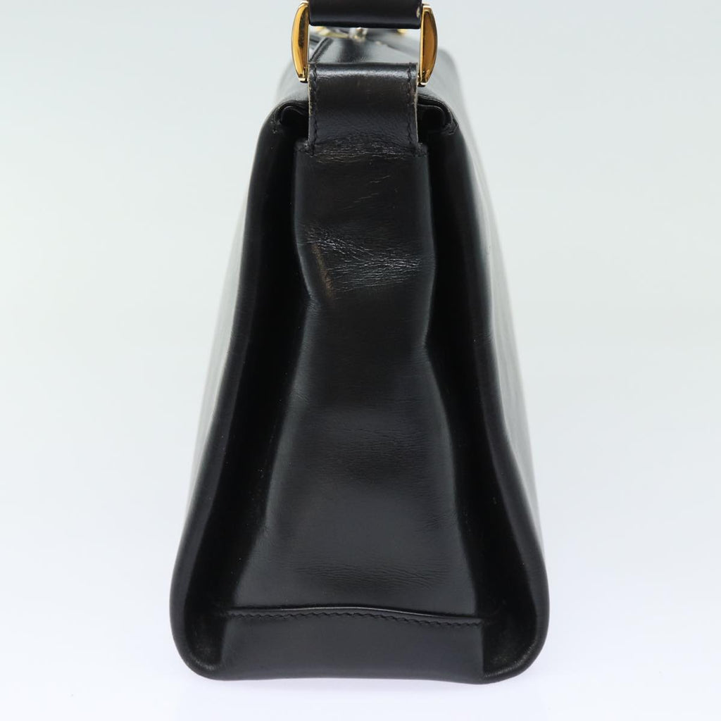 GUCCI Hand Bag Leather Black ep4686