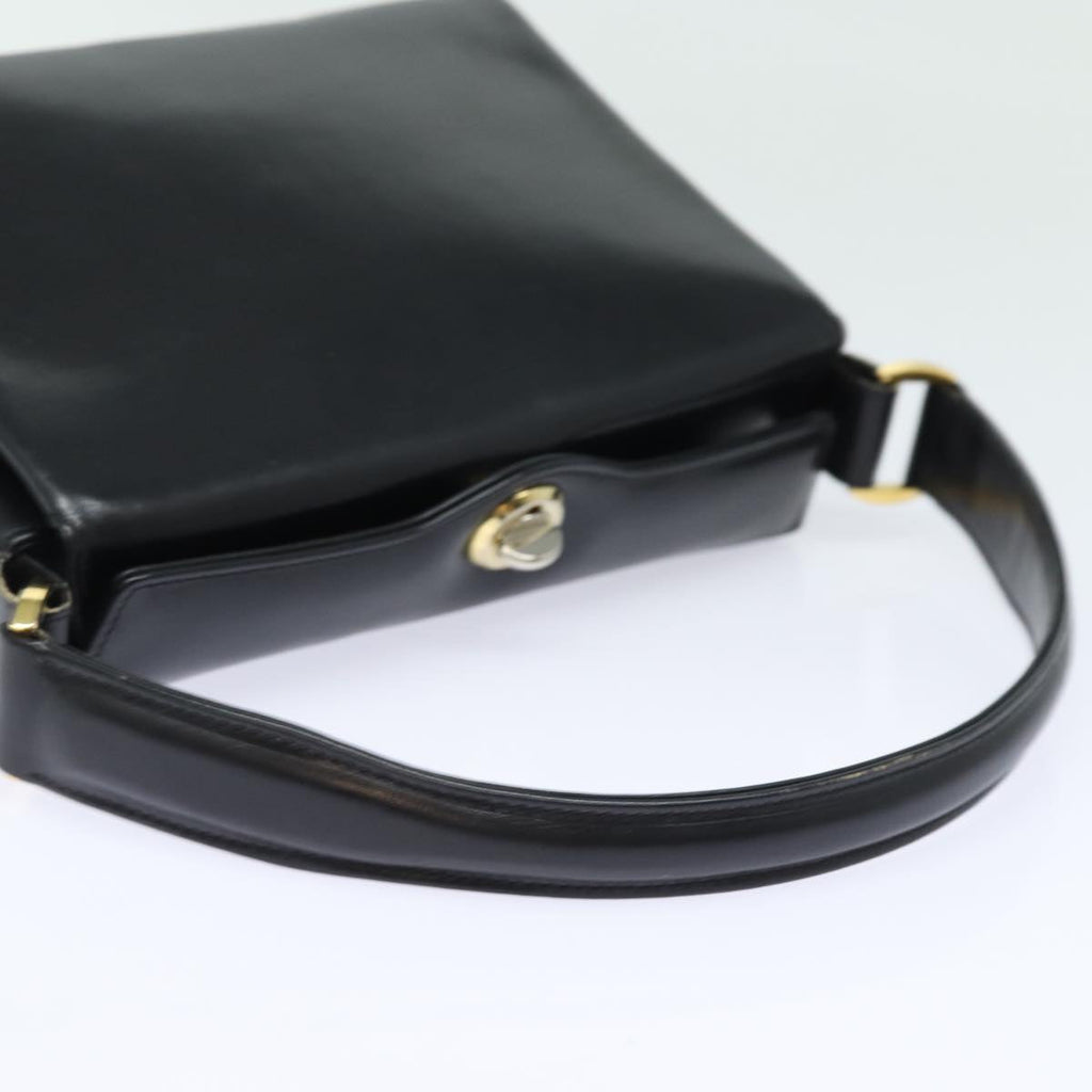 GUCCI Hand Bag Leather Black ep4686