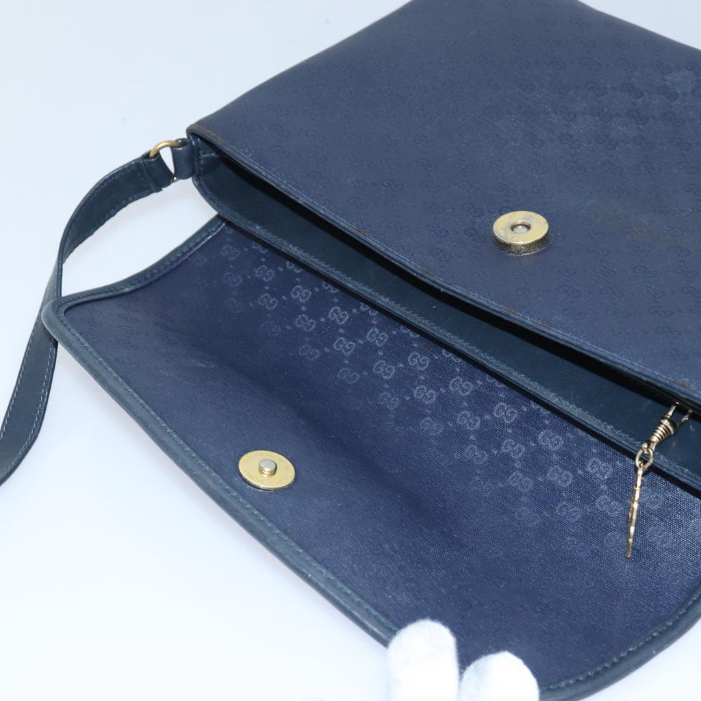 GUCCI Micro GG Supreme Shoulder Bag Navy 001 14 5364 ep4687