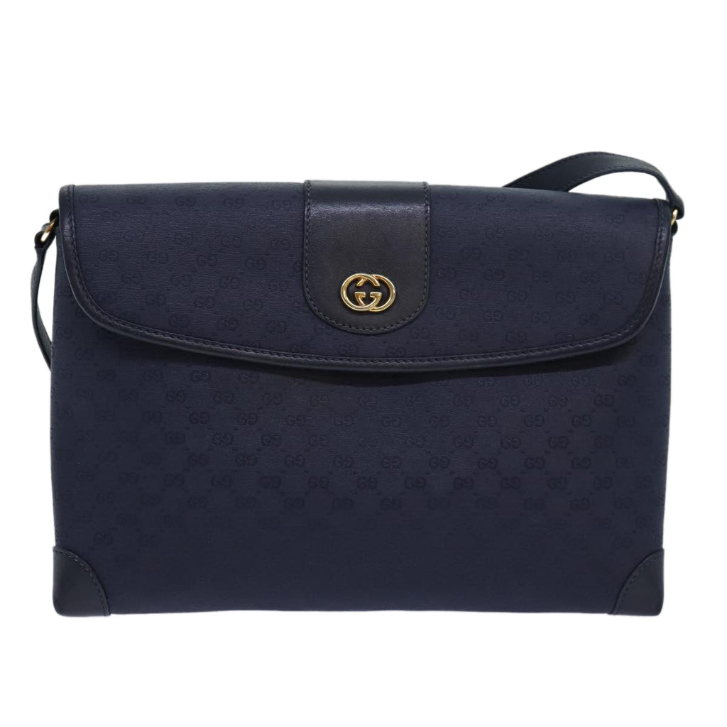 GUCCI Micro GG Supreme Shoulder Bag Navy 001 14 5364 ep4687