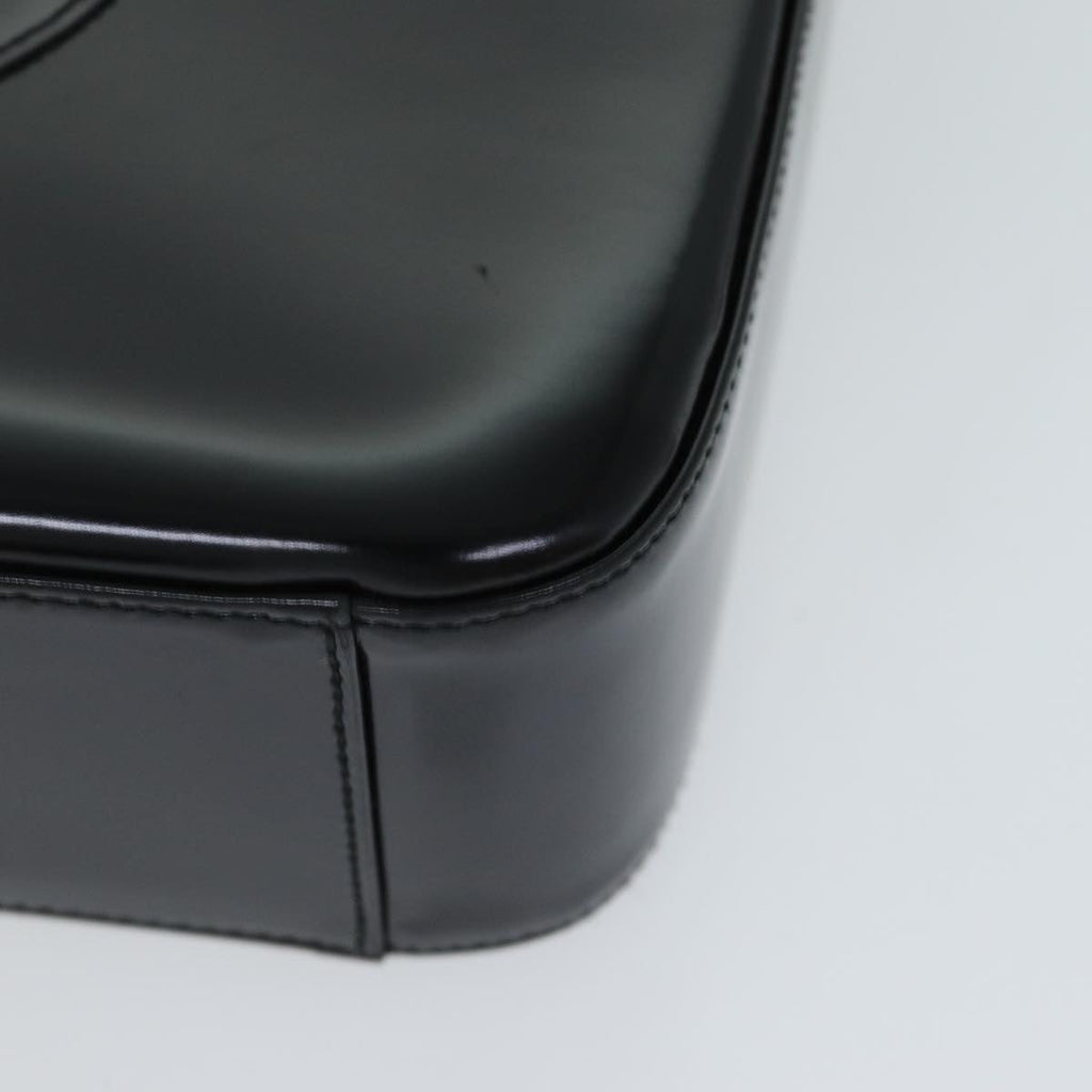 GUCCI Shoulder Bag Enamel Black 000 1013 0506 ep4698