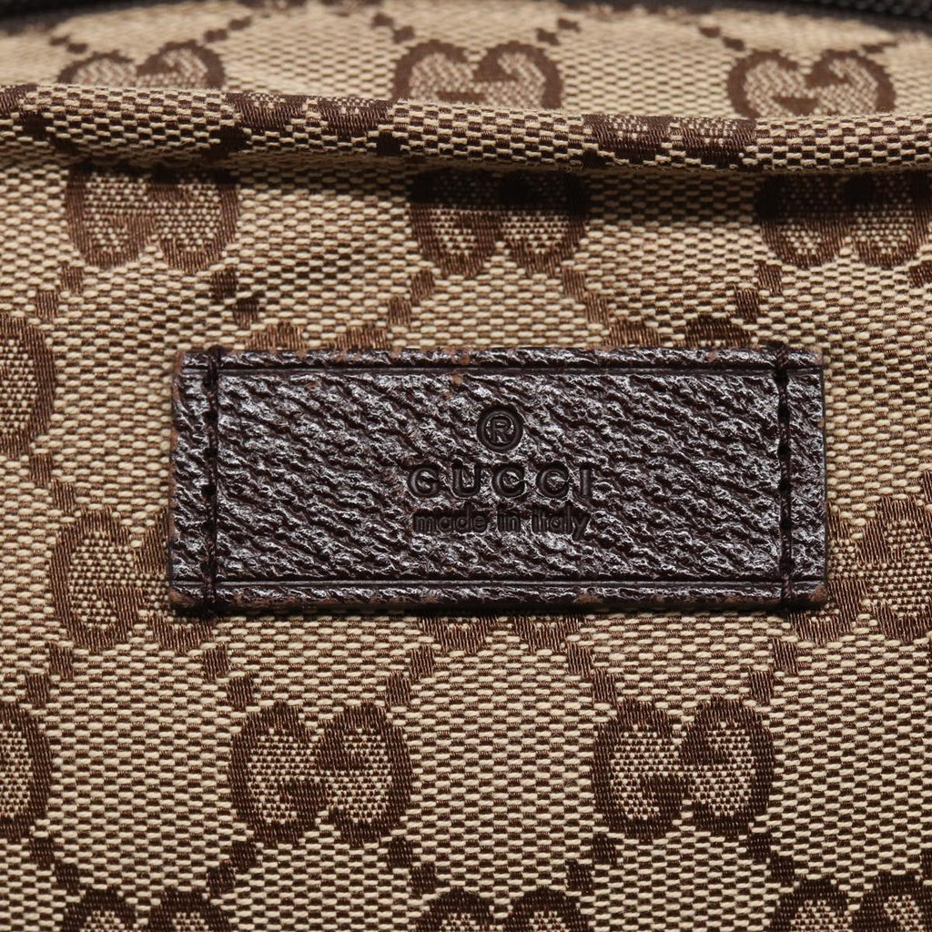 GUCCI GG Canvas Web Sherry Line Tote Bag Beige Green Red 155524 ep4699