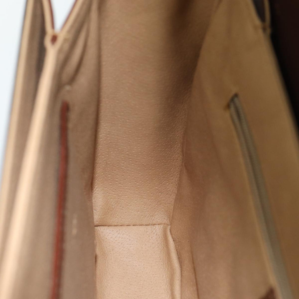 GUCCI Shoulder Bag Canvas Leather Brown ep4702
