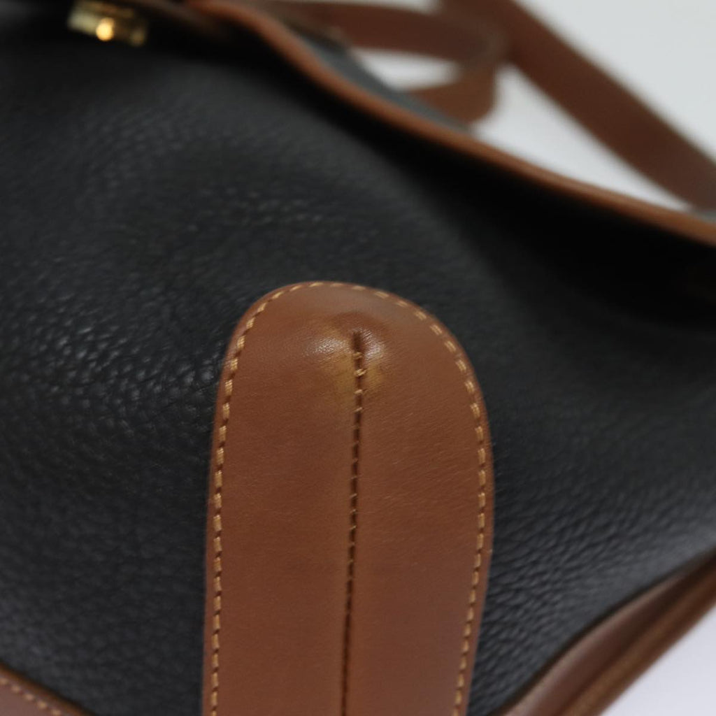 GUCCI Shoulder Bag Leather Black ep4707