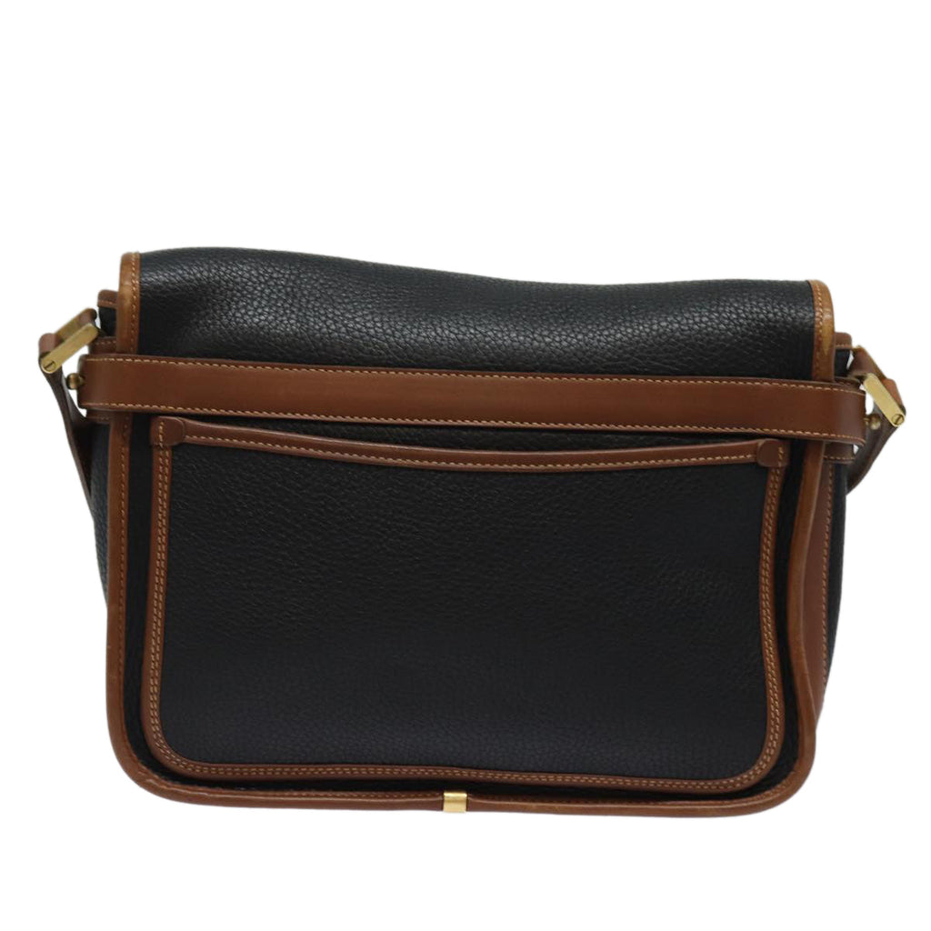 GUCCI Shoulder Bag Leather Black ep4707