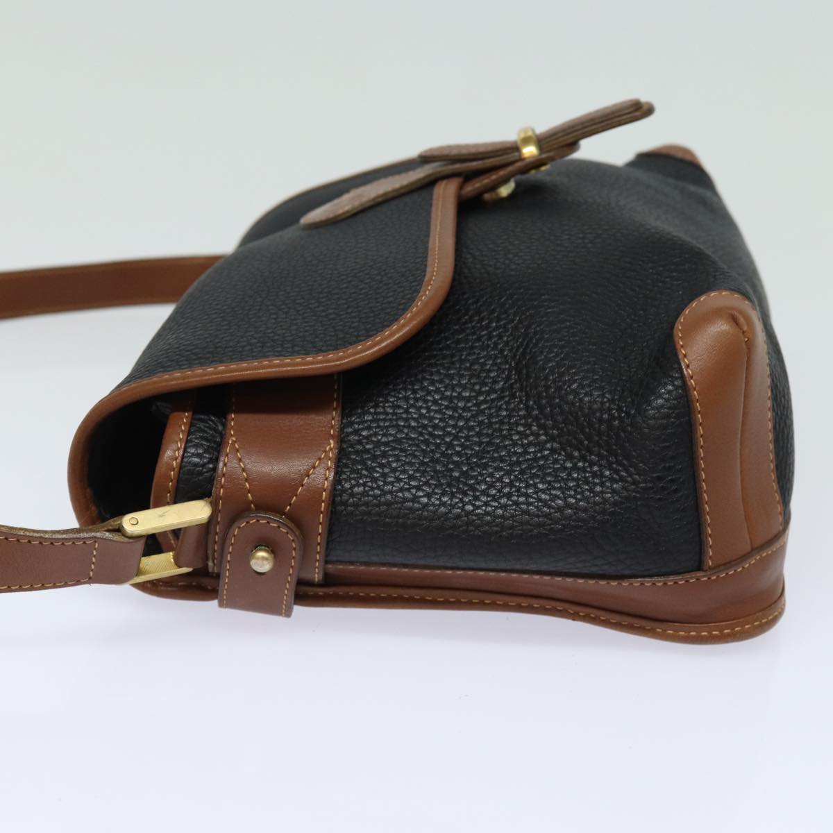 GUCCI Shoulder Bag Leather Black ep4707